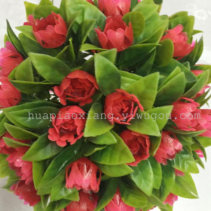 Artificial plant potted potted potted tree ball green plant false tree decoration tree desktop decoration Artificial plant potted potted potted tree ball green plant false tree decoration tree desktop decoration