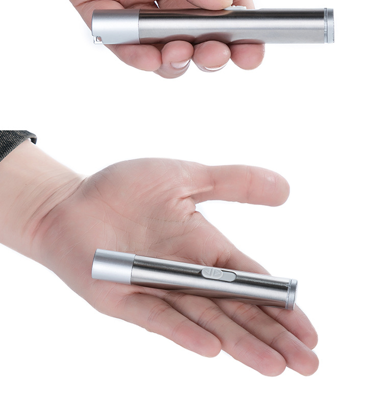 USB Mini Rechargeable Flashlight Multifunctional Stainless Steel Led Violet Money Checking Light Camping Lighting Small Flashlight USB Mini Rechargeable Flashlight Multifunctional Stainless Steel Led Violet Money Checking Light Camping Lighting Small Flashlight