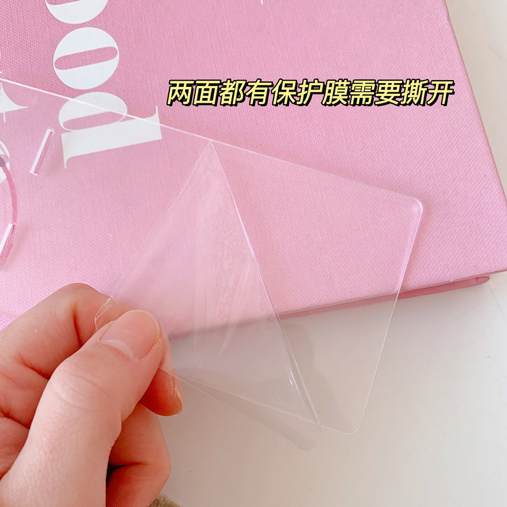 INS Style Simple Transparent Acrylic Note Board Student Message Board Creative Memo Portable Mini Writing Board