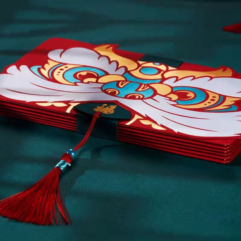 Factory Direct Sales Spot Goods Send New Year Lucky Money in Seconds Creative New Year Folding Red Envelope Factory Direct Sales Spot Goods Send New Year Lucky Money in Seconds Creative New Year Folding Red Envelope