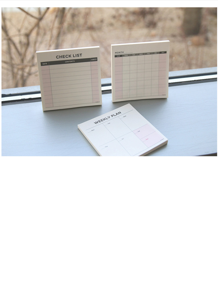 NACAI lottery plan memo pad this note paper square weekly plan this three functional small NH8144 NACAI lottery plan memo pad this note paper square weekly plan this three functional small NH8144