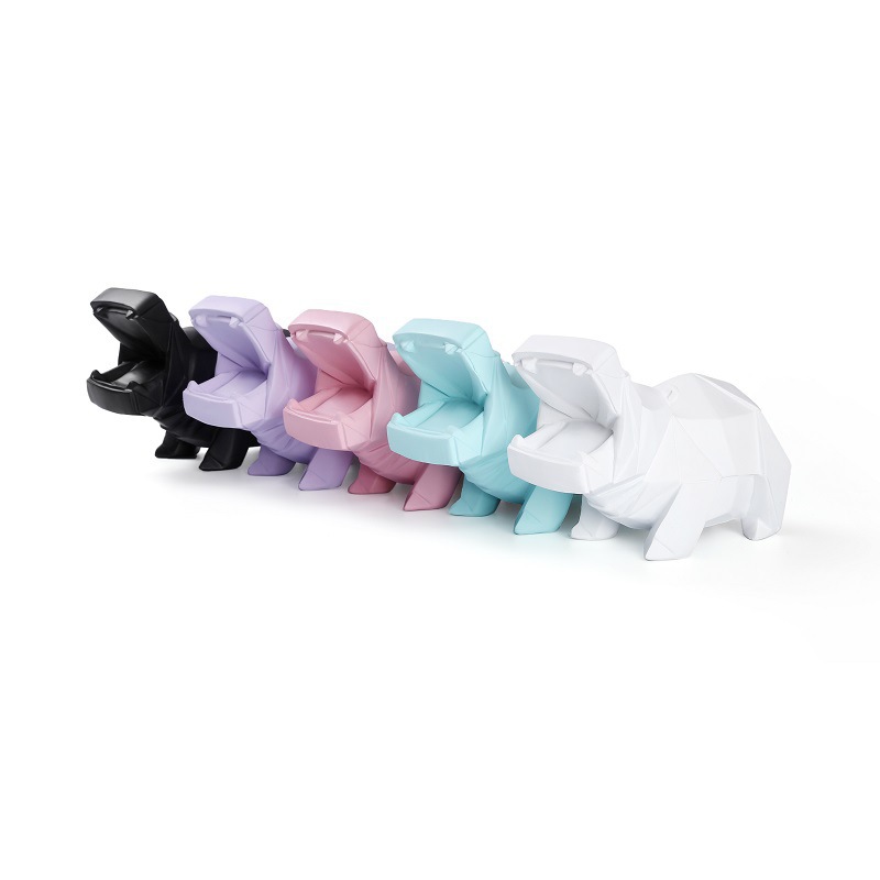 Nordic Style Resin Crafts Hippo Coin Bank Children&#039;s Lucky Money Men&#039;s Private Money Creative Ornaments