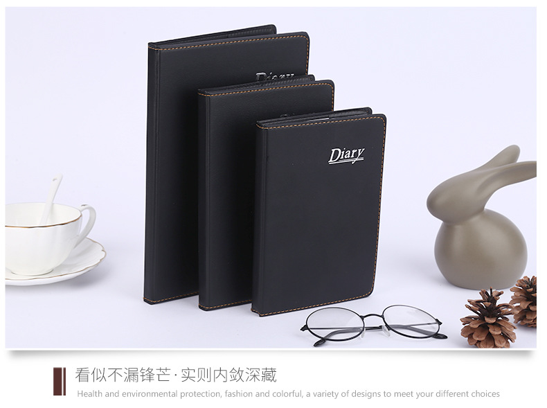 16K/B5 Memo Notebook Business Leather Notebook Business Notepad Diary Black Leather Notebook 16K/B5 Memo Notebook Business Leather Notebook Business Notepad Diary Black Leather Notebook