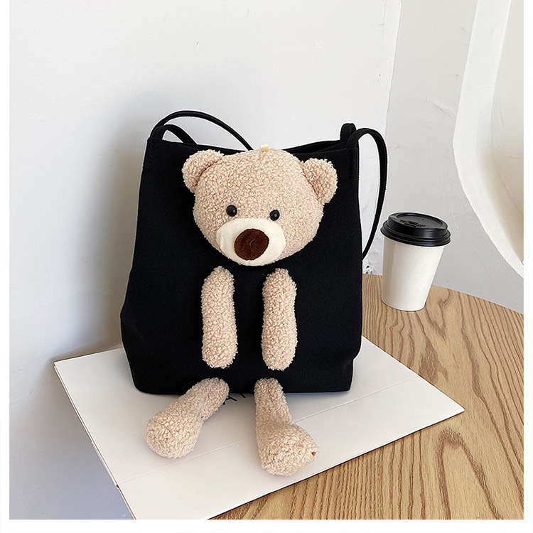 2020 Best-Selling New Shoulder Bag Little Bear Canvas Net Red Pocket for Lucky Money Cartoon Backpack Ins Women's Bag Bags Women's Bag 2020 Best-Selling New Shoulder Bag Little Bear Canvas Net Red Pocket for Lucky Money Cartoon Backpack Ins Women's Bag Bags Women's Bag