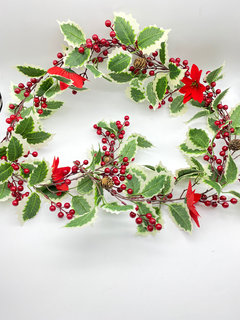Christmas Wreath. Artificial Flower Leaf, Imitative Tree, Circle, Garland, Rattan Christmas Wreath. Artificial Flower Leaf, Imitative Tree, Circle, Garland, Rattan