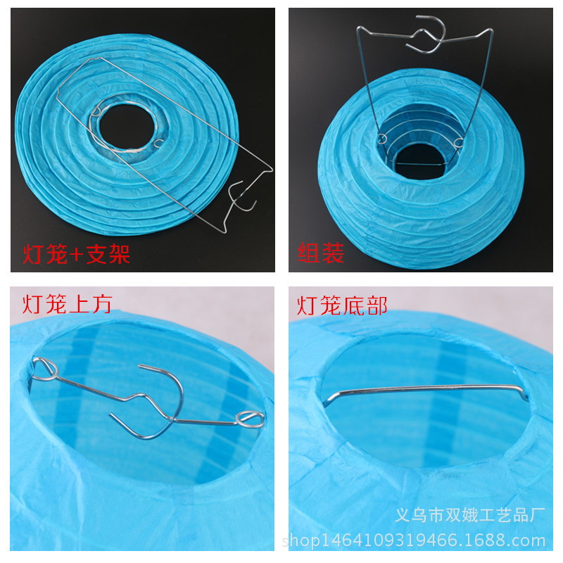 Factory Wholesale Chinese Lantern Spring Festival Lantern Festival Red Lantern Wedding Celebration Decoration Children&#039;s Painting DIY Handmade Festive Lantern