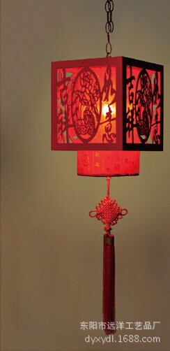30cm Chinese parchment revolving Spring Festival waterproof lantern direct sale