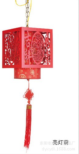 30cm Chinese parchment revolving Spring Festival waterproof lantern direct sale