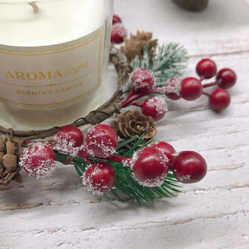 Christmas Wreath Artificial Berries Rattan Garland Christmas Tree Ornament Vine Ring Wedding Party Home Decor Supplies X Christmas Wreath Artificial Berries Rattan Garland Christmas Tree Ornament Vine Ring Wedding Party Home Decor Supplies X