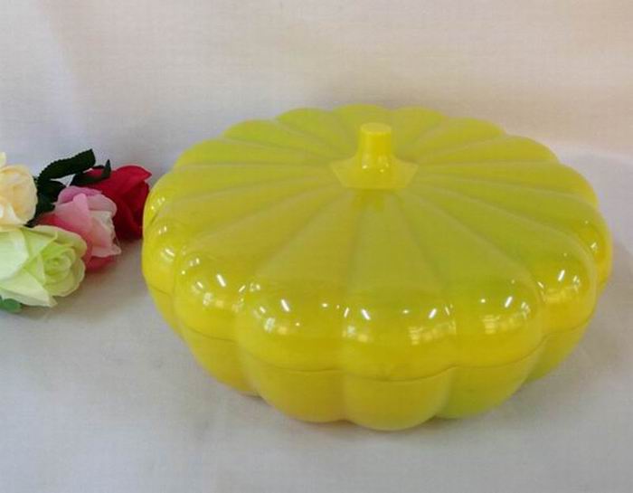 Miamine plastic pumpkin candy box creative dry fruit box wedding fruit box fruit tray separated storage box Miamine plastic pumpkin candy box creative dry fruit box wedding fruit box fruit tray separated storage box