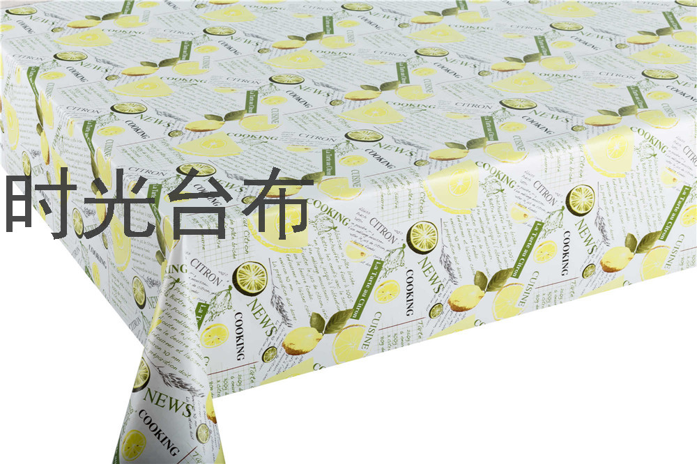New PVC Non-Woven Tablecloth Waterproof and Oil-Proof Factory Direct Sales