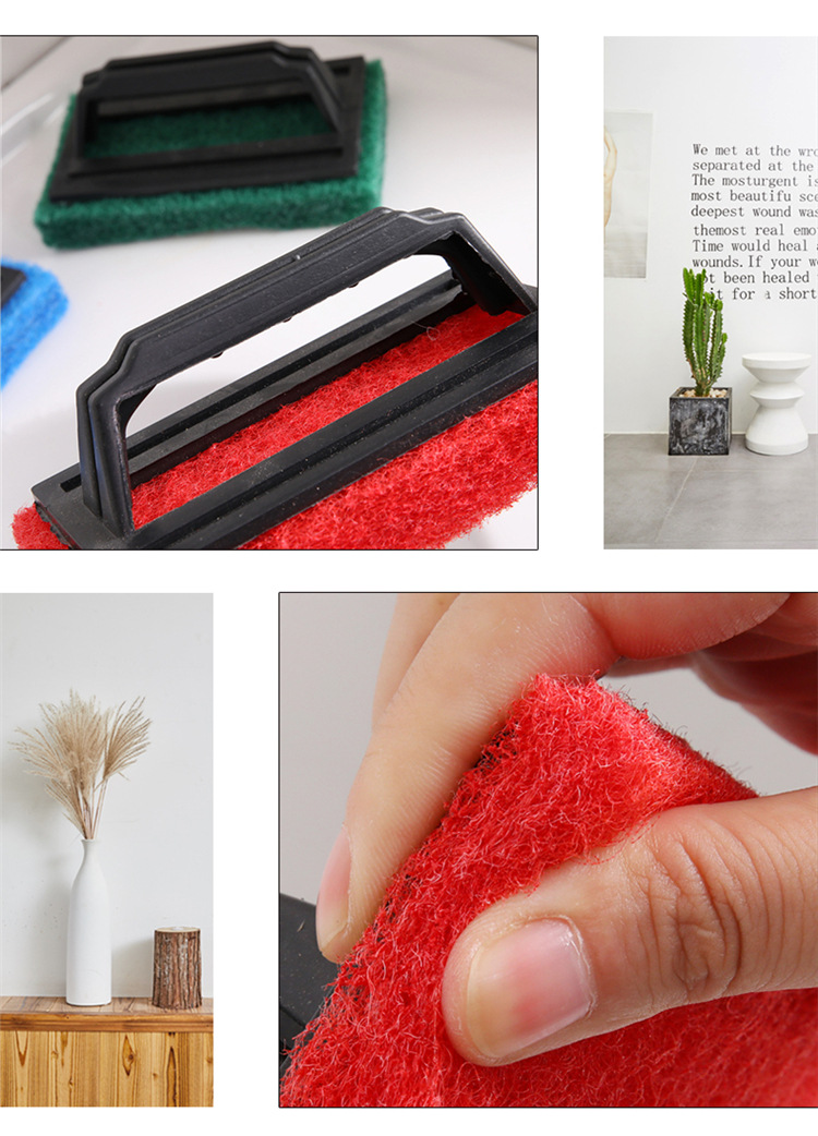 Thickened Spong Mop Kitchen Sink with Handle Decontamination Sponge Brush Bathroom Bathtub Brush Floor Brush Glass Cleaning Thickened Spong Mop Kitchen Sink with Handle Decontamination Sponge Brush Bathroom Bathtub Brush Floor Brush Glass Cleaning