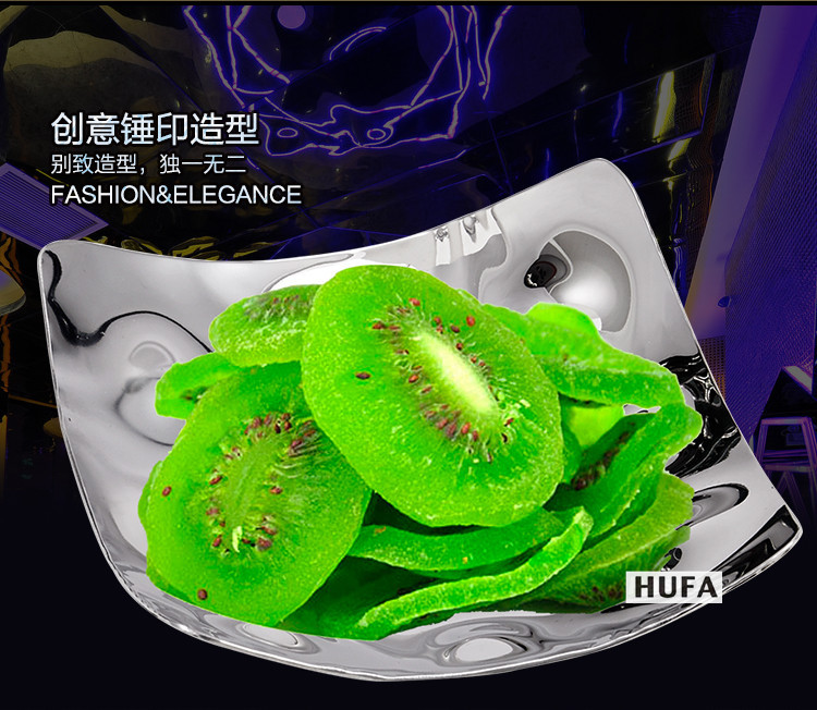 Hotel supplies stainless steel fruit dish fruit tray dessert basin dessert plate stainless steel kitchenware Hotel supplies stainless steel fruit dish fruit tray dessert basin dessert plate stainless steel kitchenware