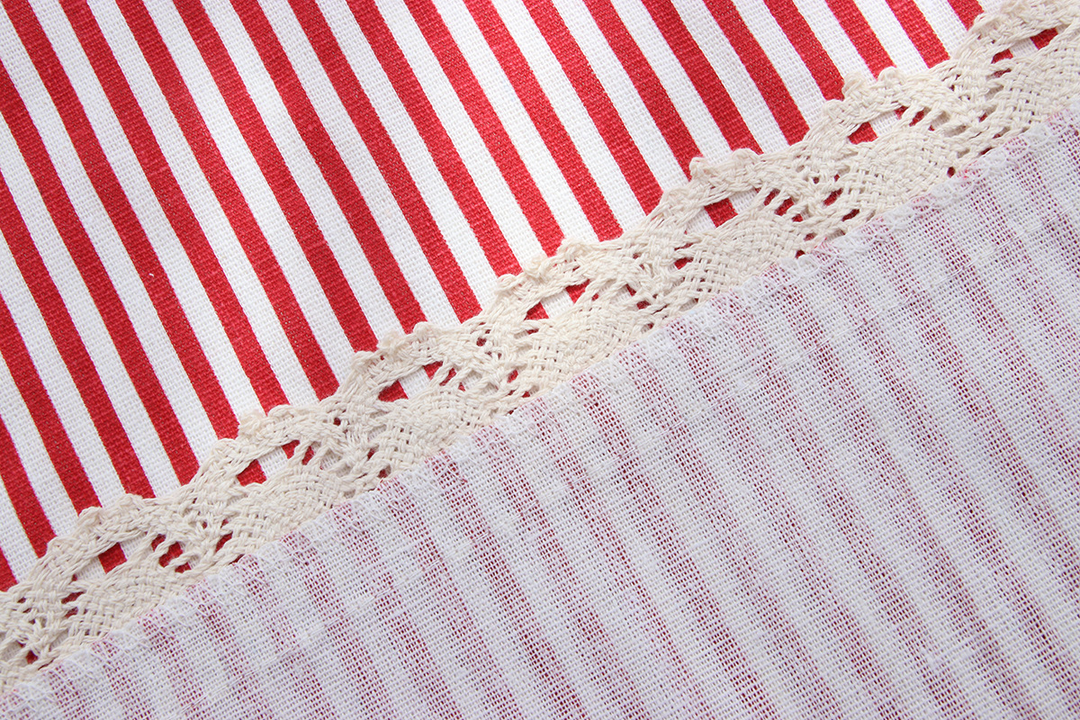 Taobao direct new cloth art cotton and linen striped tablecloth fashion simple table cloth factory home custom wholesale