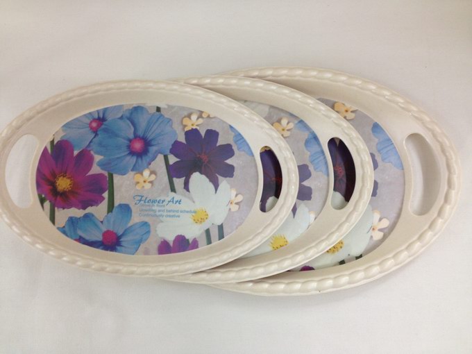 Melamine bamboo powder tray fruit tray Melamine bamboo powder tray fruit tray