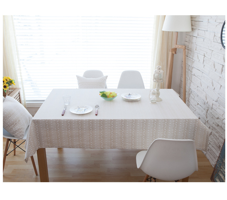 Fawn Japanese cotton linen small fresh tablecloth tablecloth