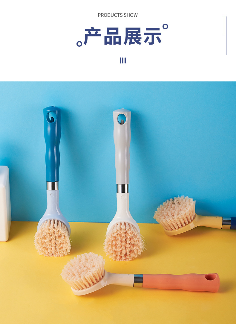 Double Color Handle Kitchen Bathroom Tile Floor Scrubbing Brush Household Multi-Functional Gap Cleaning Brush Bathtub Brush Double Color Handle Kitchen Bathroom Tile Floor Scrubbing Brush Household Multi-Functional Gap Cleaning Brush Bathtub Brush