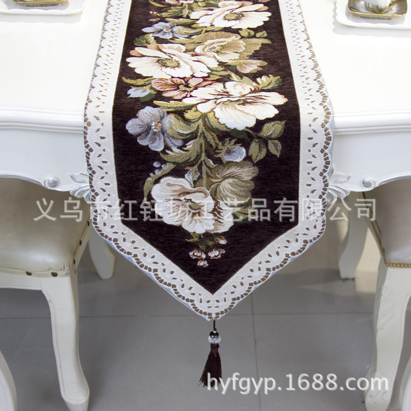 New Table Runner Modern Minimalist Chinese Style Coffee Table Tablecloth Dining Table Decorative Cloth Long Dining Table Bunting Bed Runner Bed Runner