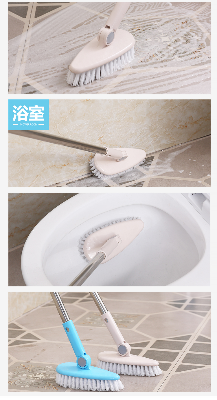 Floor Brush Home Bathroom Scrubbing Brush Cleaning Brush Scrubbing Brush Bathroom Bathtub Tile Cleaning Brush