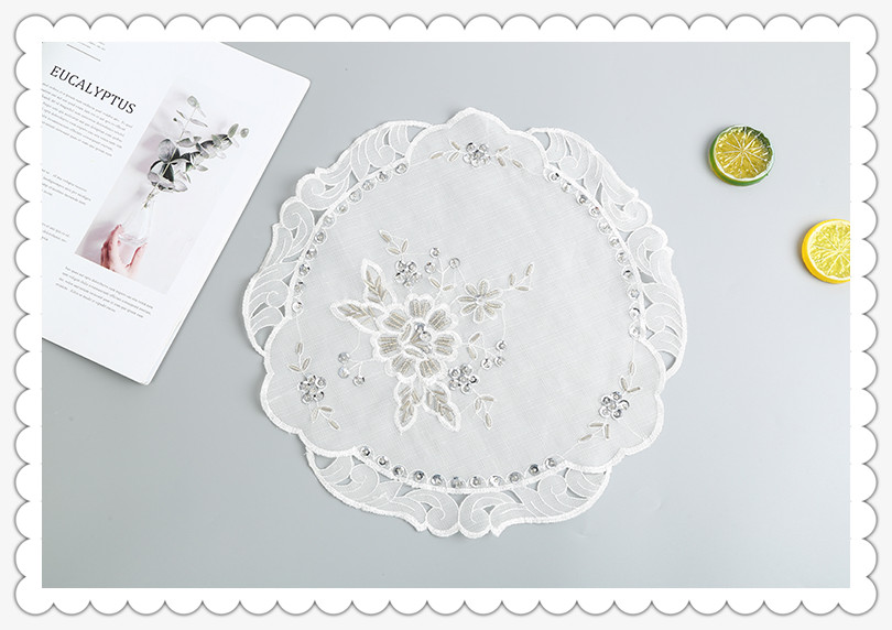 Dining Mat Table Mat European Style Tablecloth Household round Large round Table Dining Table Cloth Tablecloth Order Beads 35*35 Dining Mat Table Mat European Style Tablecloth Household round Large round Table Dining Table Cloth Tablecloth Order Beads 35*35