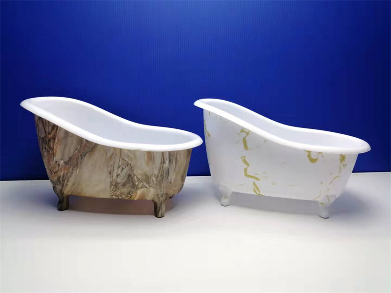 Colorful Water Transfer Simulation Bathtub Bathroom Countertop Storage Box Home Desktop Small Object Storage Factory Customization Colorful Water Transfer Simulation Bathtub Bathroom Countertop Storage Box Home Desktop Small Object Storage Factory Customization