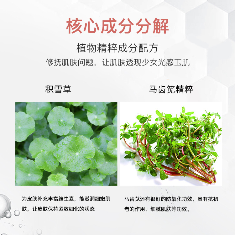 Polypeptide Water Light Essence Agent Facial Hyaluronic Acid Daub-Type Repair Brightening and Firming Soft Ampoule Disposable Liquid