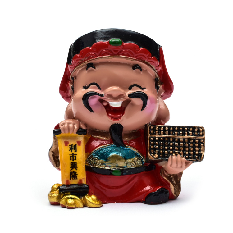 God Car Decoration Cake Decoration Baking Scene Ornament Five-Way Fortune Five Gods of Wealth God Car Decoration Cake Decoration Baking Scene Ornament Five-Way Fortune Five Gods of Wealth