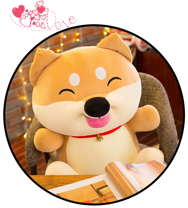Plush Toy New 2020 Christmas Cartoon software sitting dog Plush Toy Fortune dog doll Plush Toy New 2020 Christmas Cartoon software sitting dog Plush Toy Fortune dog doll
