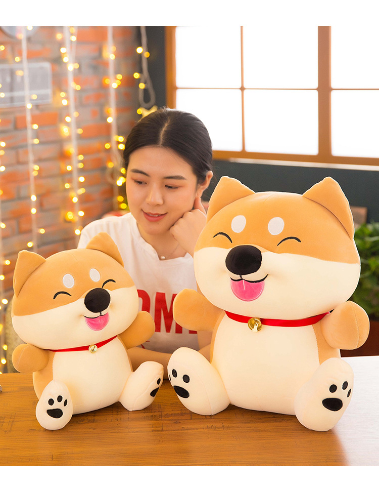 Plush Toy New 2020 Christmas Cartoon software sitting dog Plush Toy Fortune dog doll Plush Toy New 2020 Christmas Cartoon software sitting dog Plush Toy Fortune dog doll