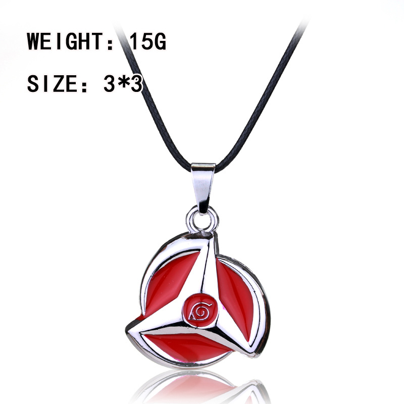 Anime Naruto Xiao Organization Red Cloud Checkmark Flag Wood Kakashi Hatake Kakashi Sharingan Necklace Anime Naruto Xiao Organization Red Cloud Checkmark Flag Wood Kakashi Hatake Kakashi Sharingan Necklace