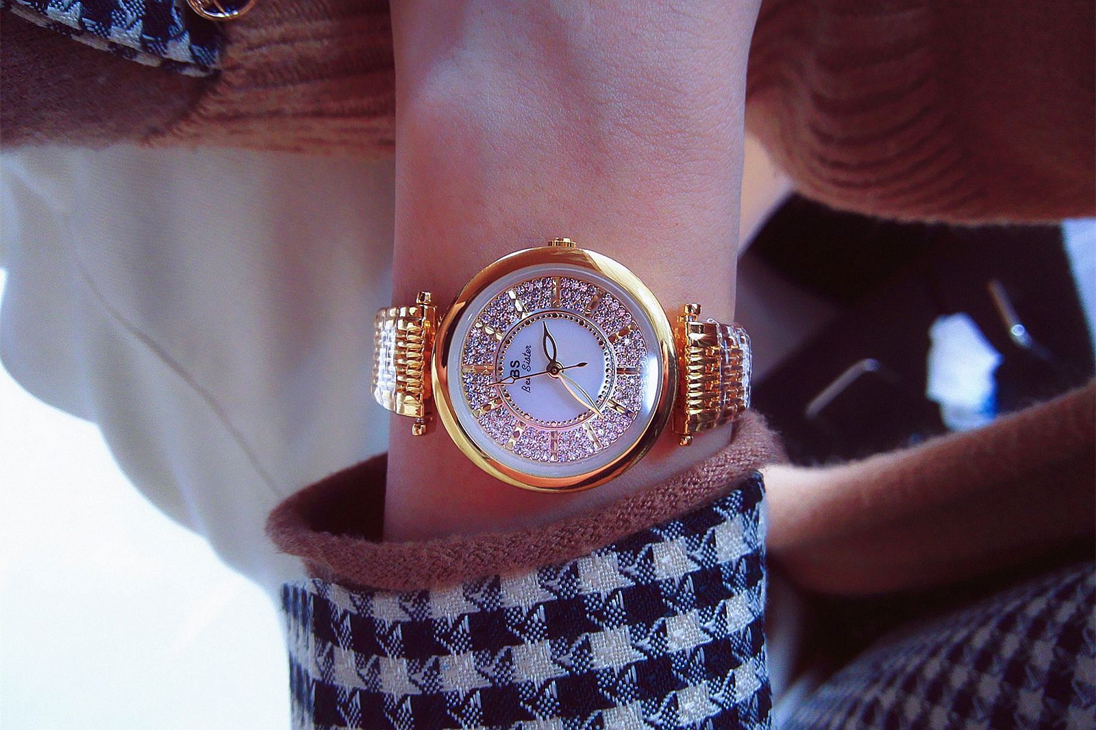 BS New Arrival Hot Sale Watch Factory Direct Sales Foreign Trade Linked List Customization Women's Watch Full of Diamonds One Piece Dropshipping Fa1547 BS New Arrival Hot Sale Watch Factory Direct Sales Foreign Trade Linked List Customization Women's Watch Full of Diamonds One Piece Dropshipping Fa1547