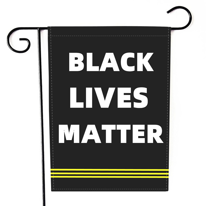 European and American Protest Flag Black Lives Matter I Can&#039;t Breathe Letters Garden Flag Election Flag