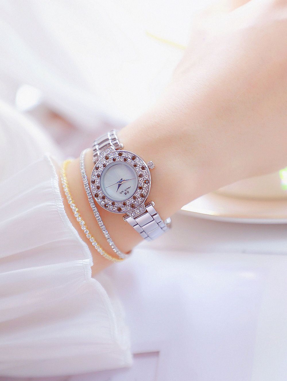 BS New Arrival Hot Sale Watch Factory Direct Sales Foreign Trade Linked List Customization Women's Watch Full of Diamonds Generation Fa1625 BS New Arrival Hot Sale Watch Factory Direct Sales Foreign Trade Linked List Customization Women's Watch Full of Diamonds Generation Fa1625