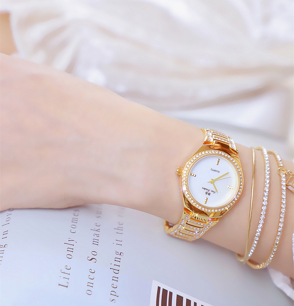 BS New Arrival Hot Sale Watch Factory Direct Sales Foreign Trade Linked List Customization Women's Watch Full of Diamonds One Piece Dropshipping Fa1641 BS New Arrival Hot Sale Watch Factory Direct Sales Foreign Trade Linked List Customization Women's Watch Full of Diamonds One Piece Dropshipping Fa1641