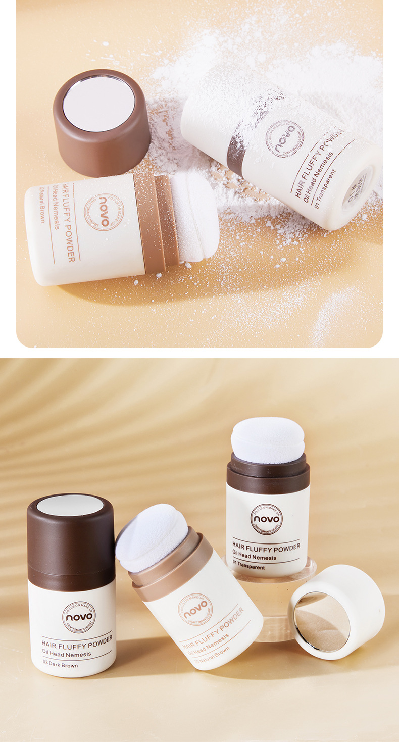 Novo Hair Oil Removing Powder Fluffy Artifact for a Lazy Mattifying Powder Disposable Anti-Shine Hair Drying Powder Oil Head Booster Powder Novo Hair Oil Removing Powder Fluffy Artifact for a Lazy Mattifying Powder Disposable Anti-Shine Hair Drying Powder Oil Head Booster Powder