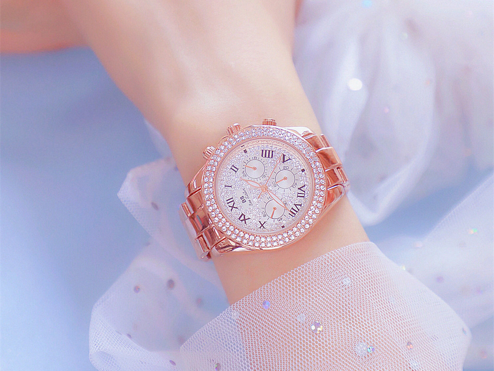BS New Arrival Hot Sale Watch Factory Direct Sales Foreign Trade Linked List Customization Women's Watch Full of Diamonds One Piece Dropshipping Fa1161 BS New Arrival Hot Sale Watch Factory Direct Sales Foreign Trade Linked List Customization Women's Watch Full of Diamonds One Piece Dropshipping Fa1161