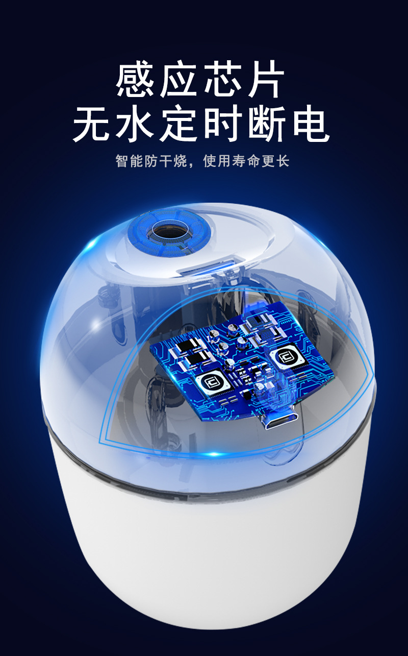 New USB Humidifier Egg Small Humidifier Desktop Aroma Diffuser Car Atomizer Cross-Border Small Appliances