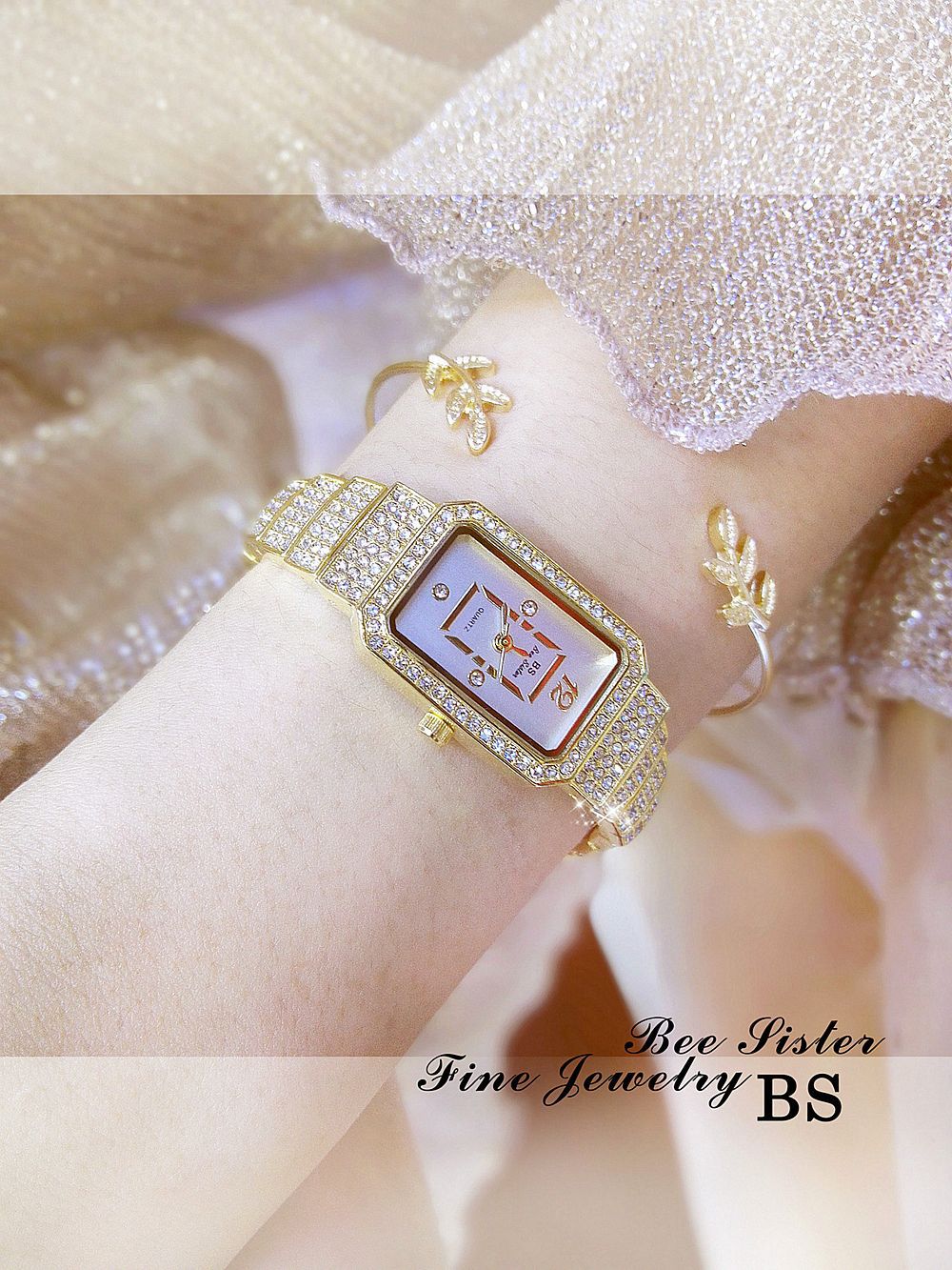 BS New Arrival Hot Sale Watch Factory Direct Sales Foreign Trade Linked List Customization Women's Watch Full of Diamonds One Piece Dropshipping Fa1138 BS New Arrival Hot Sale Watch Factory Direct Sales Foreign Trade Linked List Customization Women's Watch Full of Diamonds One Piece Dropshipping Fa1138