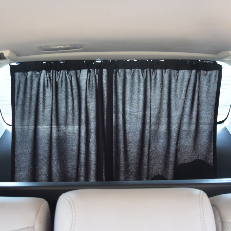 Professional Production Aluminum Track 2 Pack Auto Curtain Car Rear Windshield a Variety of Sizes Color Optional