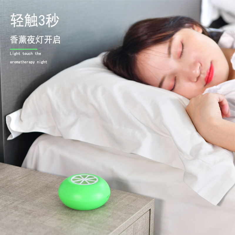 Lemon Aromatherapy Diffuser New Mini Essential Oil Aroma Diffuser Non-Printed Home Car Fragrance Small Ultrasonic Aroma Diffuser