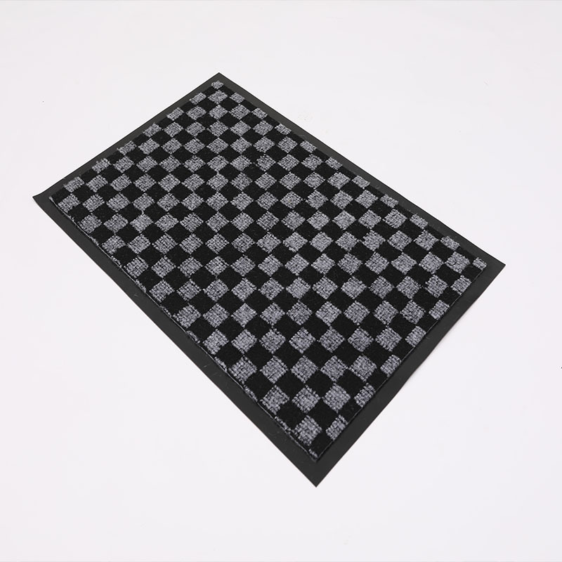 PVC Small Square Mat Household Dustproof Absorbent Paws Rubbing Non-Slip Household Foot Mat Doormat Carpet