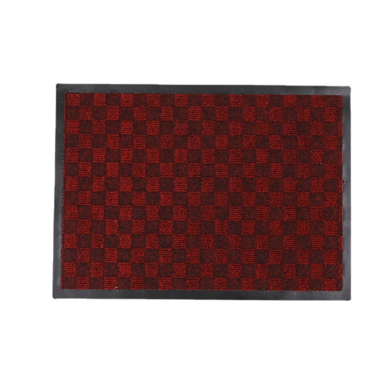 PVC Small Square Mat Household Dustproof Absorbent Paws Rubbing Non-Slip Household Foot Mat Doormat Carpet