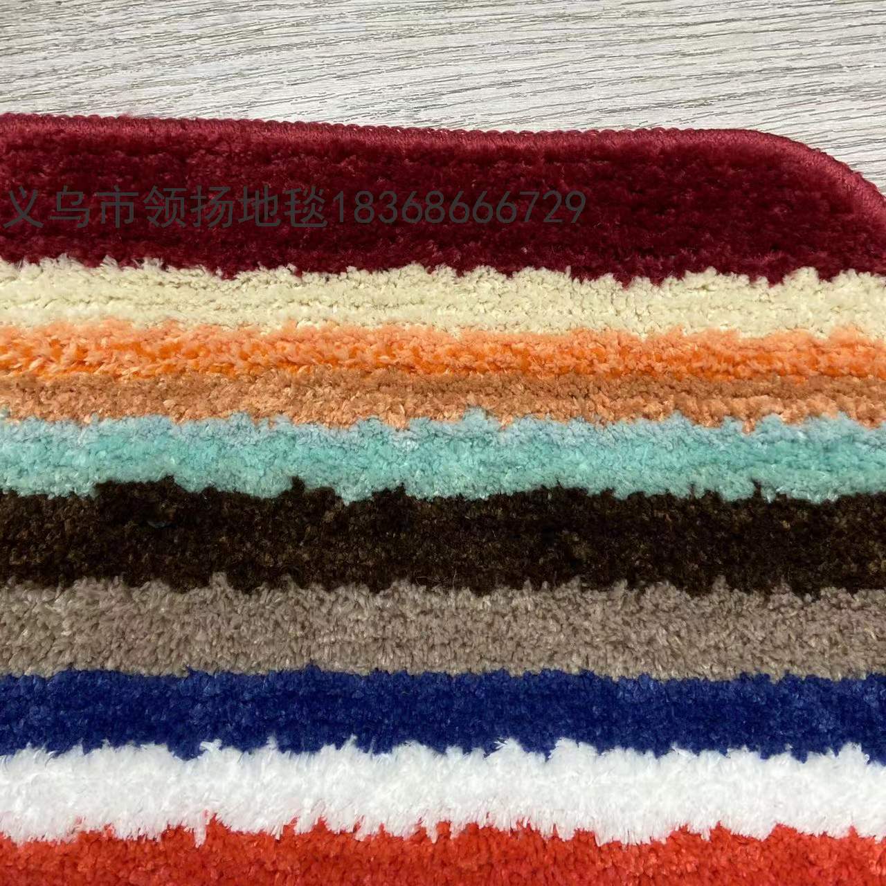 Bathroom Bathroom Absorbent Color Stripes Floor Mat Carpet Entrance Door Mat Bathroom Door Non-Slip Household Foot Mat Bathroom Bathroom Absorbent Color Stripes Floor Mat Carpet Entrance Door Mat Bathroom Door Non-Slip Household Foot Mat