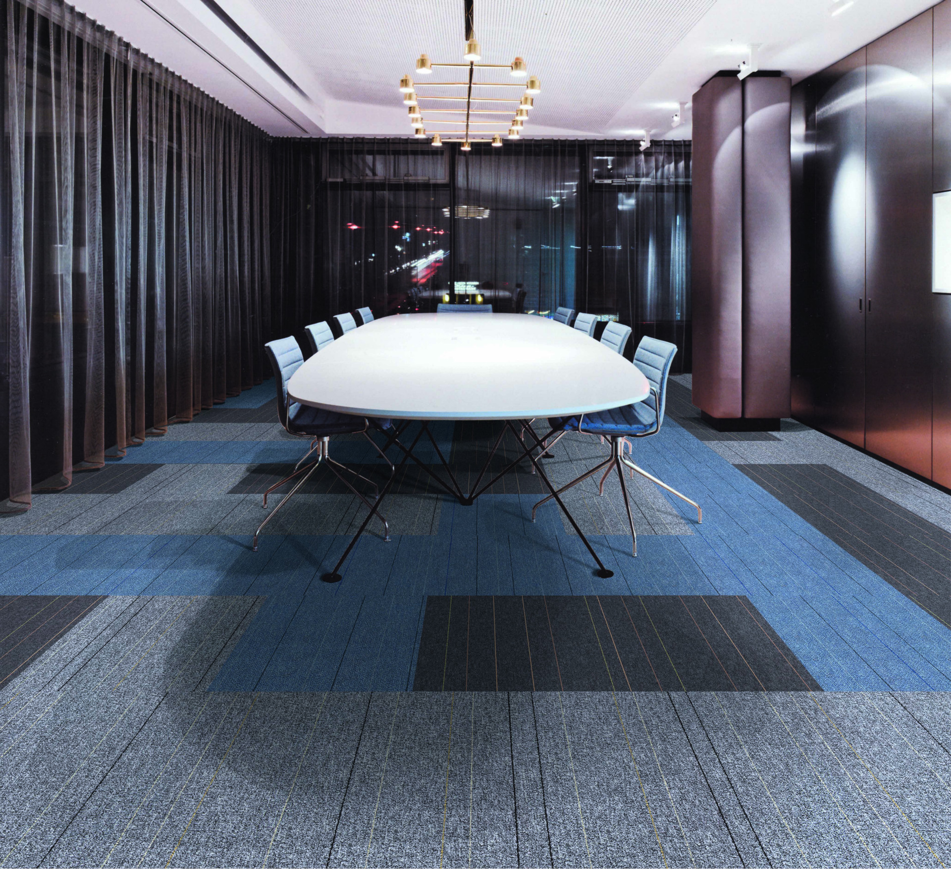 PVC plain square patchwork carpet of hotel combination floor MATS project carpet