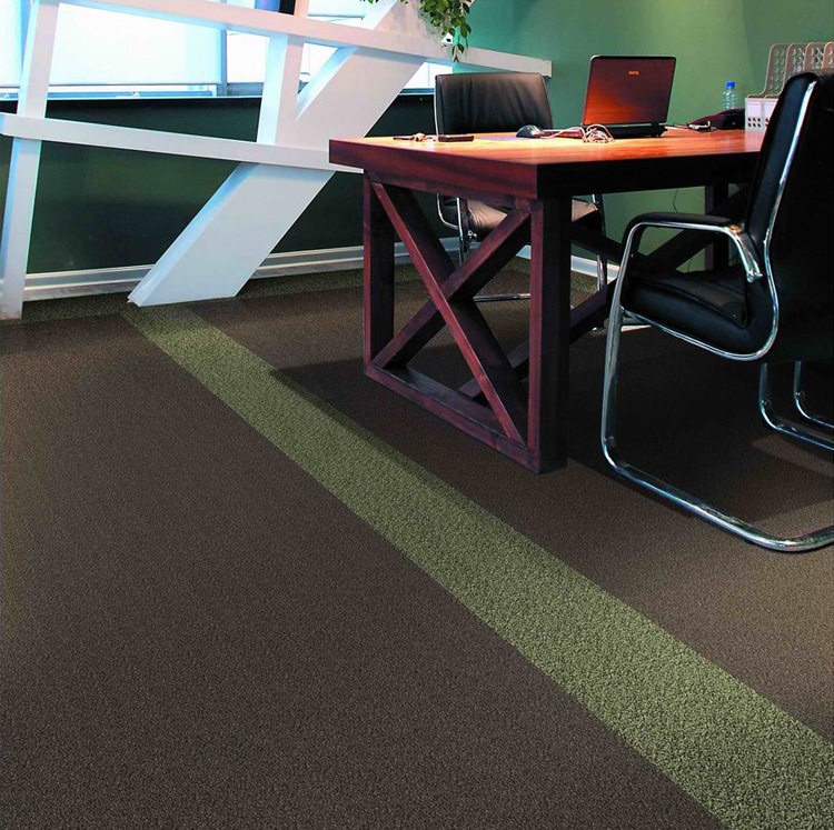PVC plain square patchwork carpet of hotel combination floor MATS project carpet