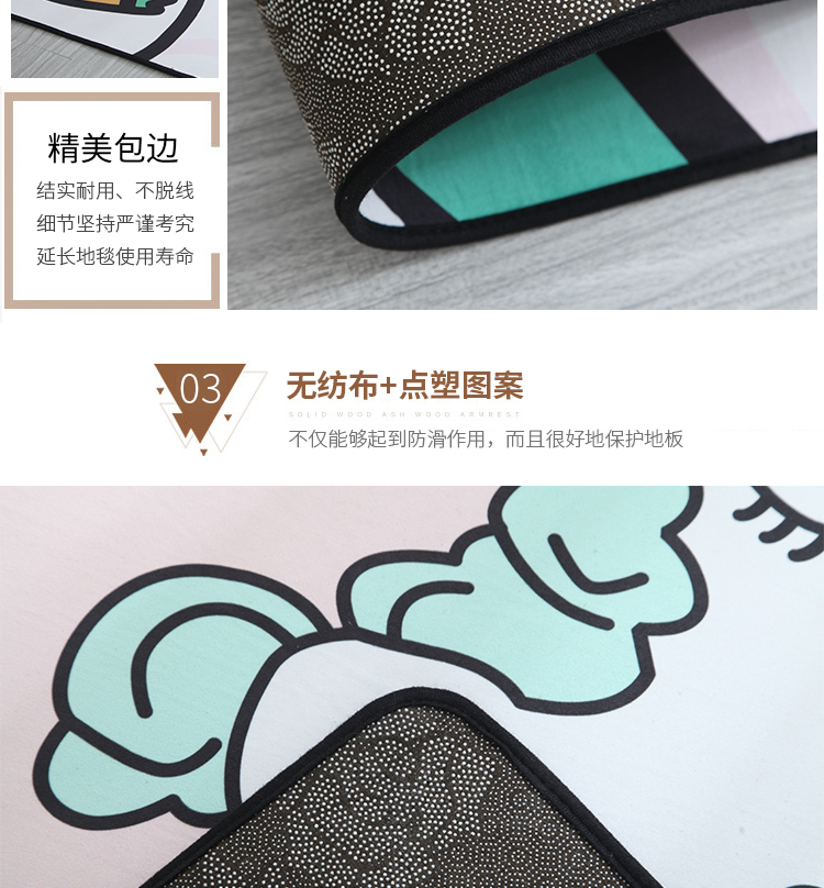 Fashion Brand Ins Carpet Bedroom Bedside Blanket Full-Bed Room Cute Pink Girly Heart Cartoon Children Princess Floor Mat Fashion Brand Ins Carpet Bedroom Bedside Blanket Full-Bed Room Cute Pink Girly Heart Cartoon Children Princess Floor Mat