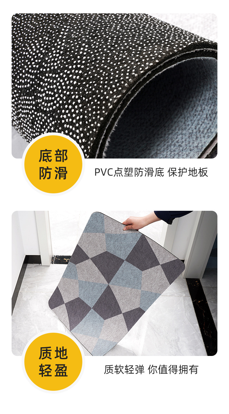 Short Plush Mat Doorway Floor Mat Household Carpet Bathroom Door Absorbent Non-Slip Plush Mat Cross-Border Wholesale Short Plush Mat Doorway Floor Mat Household Carpet Bathroom Door Absorbent Non-Slip Plush Mat Cross-Border Wholesale
