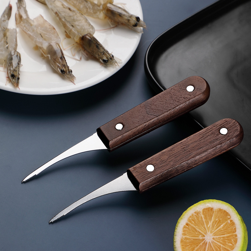 Stainless Steel Shrimp Line Removal Knife Household Shrimp Back Peeling Shrimp Removal Knife Kitchen Special Shrimp Line Removal Tool Knife