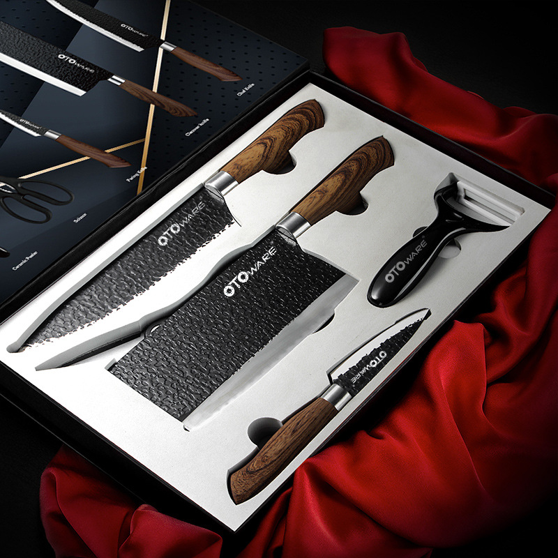 Stainless Steel Kitchen Knife MultiPurpose Gift Set Knife without Mucous Membrane with Household Kitchen Knife Kit