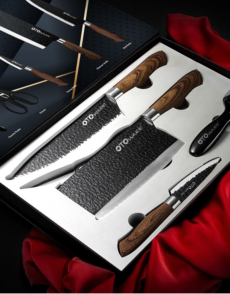 Stainless Steel Kitchen Knife MultiPurpose Gift Set Knife without Mucous Membrane with Household Kitchen Knife Kit Stainless Steel Kitchen Knife MultiPurpose Gift Set Knife without Mucous Membrane with Household Kitchen Knife Kit